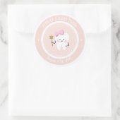 Custom Baby Girl Tooth Fairy Sticker (Tas)