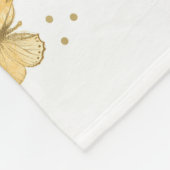 Custom Baby Milestone Maandelijkse Deken, Zonneblo Fleece Deken (Hoek)