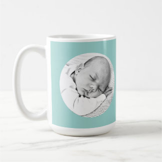 "Custom Baby Mok – Foto & Naam Geboortegeschenk"