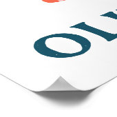 CUSTOM BABY NAAM Badminton Racquets & Birdies Poster (Hoek)