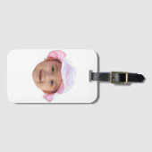 Custom Baby Photo, Baby Photo Face Bagagelabel (Voorkant (horizontaal))