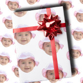 Custom Baby Photo, Baby Photo Face Cadeaupapier