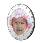 Custom Baby Photo, Baby Photo Face Dartbord (Voorkant Rechts)