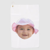 Custom Baby Photo, Baby Photo Face Golfhanddoek (Voorkant)