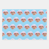 Custom Baby Photo, Baby Photo Face Inpakpapier Vel (Voorkant 2)