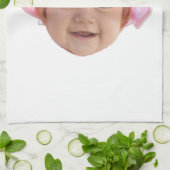 Custom Baby Photo, Baby Photo Face Theedoek (Gevouwen)