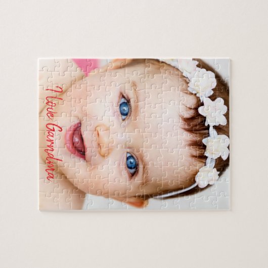 Custom Baby Photo Legpuzzel (Horizontaal)