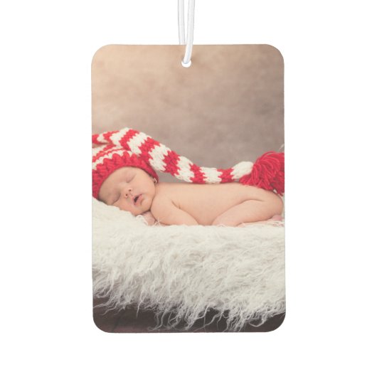 Custom Baby Photo Template Car Air Freshener Luchtverfrisser (Achterkant)