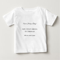 Custom Baby Reveal Kaart