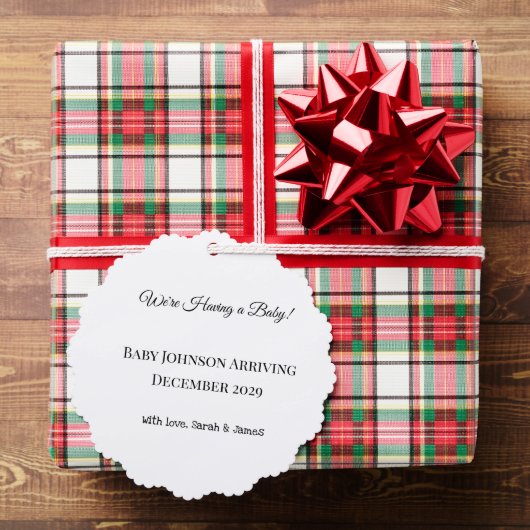 Custom Baby Reveal Kaart (Insitu (Geschenk))