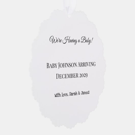 Custom Baby Reveal Kaart (Rechts)