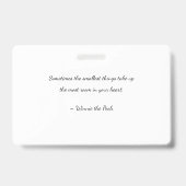 Custom Baby Reveal Kaart Badge (Achterkant)