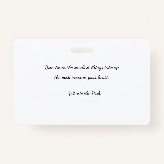 Custom Baby Reveal Kaart Badge (Achterkant)