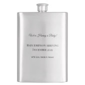 Custom Baby Reveal Kaart Flacon (Voorkant)