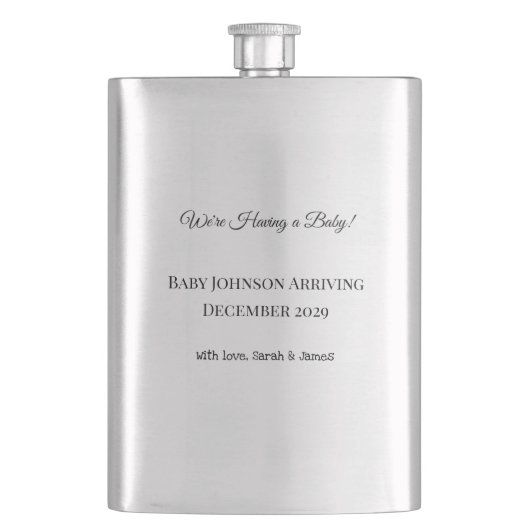 Custom Baby Reveal Kaart Flacon (Voorkant)