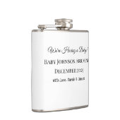 Custom Baby Reveal Kaart Heupfles (Rechts)