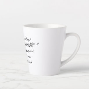Custom Baby Reveal Kaart Latte Mok
