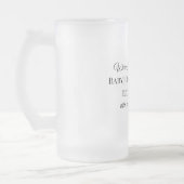 Custom Baby Reveal Kaart Matglas Bierpul (Links)