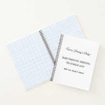 Custom Baby Reveal Kaart