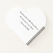 Custom Baby Reveal Kaart Notitieboek (Achterkant)