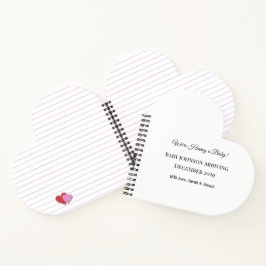 Custom Baby Reveal Kaart Notitieboek