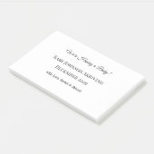 Custom Baby Reveal Kaart Post-it® Notes (Schuin)