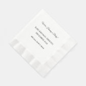 Custom Baby Reveal Kaart Servet (Hoek)