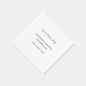 Custom Baby Reveal Kaart Servet (Hoek)