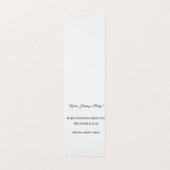 Custom Baby Reveal Kaart Visitekaartje (Buitenkant ongevouwen)