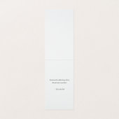 Custom Baby Reveal Kaart Visitekaartje (Binnenkant ongevouwen)