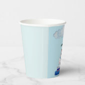 Custom Baby Shower Paper Cups Papieren Bekers (Rechts)