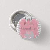 Custom Baby shower Party Ik ben de Oma Button (Voorkant /achterkant)