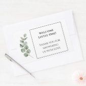 Custom Baby Shower Stickers - Modern Simple Design (Envelop)