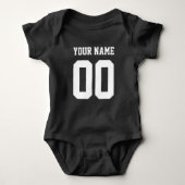 Custom Baby Sports Jersey Romper (Voorkant)