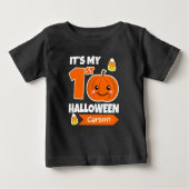 Custom Baby's 1st Halloween Shirt - Naam toevoegen (Voorkant)