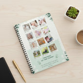Custom Baby's 1st Year Journey Fotocollage Notitieboek