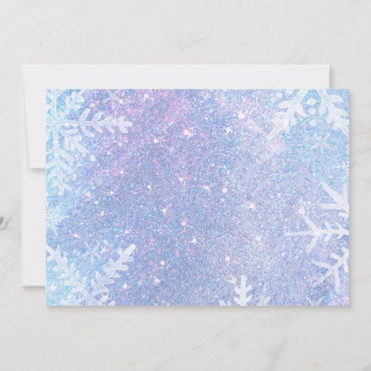 Custom Baby's eerste kerst Kaart (Achterkant)