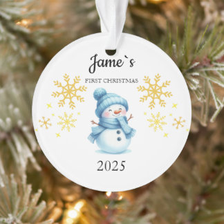 Custom Baby's Eerste Kerstballen, Custom Keeps Ornament