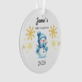 Custom Baby's Eerste Kerstballen, Custom Keeps Ornament (voorkant)