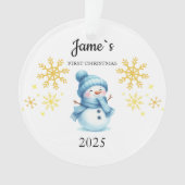 Custom Baby's Eerste Kerstballen, Custom Keeps Ornament (voorkant)