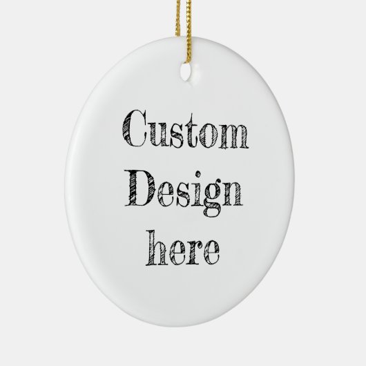 Custom Baby's eerste kerstballen Keramisch Ornament (Rechts)