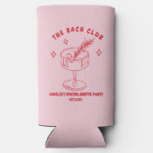 Custom Bach Party,Wedding Weekend Seltzer Blikjeskoeler (Achterkant)