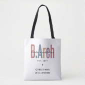 Custom Bachelor of Architecture Afstuderen Tote Bag (Voorkant)
