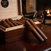 Custom Bachelor Party Cigar Wrap Etiket