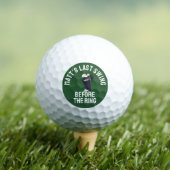 Custom Bachelor Party Favoriet Golftrip Groomsmen Golfballen (Insitu Shirt)