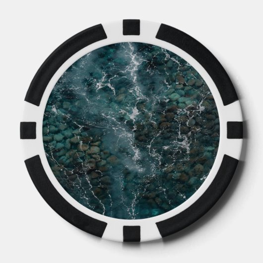 Custom Bachelor & Party ocean Poker Chips (Voorkant)
