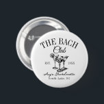 Custom Bachelorette De Bach Club Bruidsmeisje guns Ronde Button 5,7 Cm<br><div class="desc">Deze aangepaste "Bach Club" -knop maakt de perfecte bruidsmeisje-gunst - leuk,  stijlvol en volledig door de ploeg goedgekeurd. Zwart-wit versie</div>
