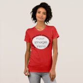 Custom Bachelorette Foto – Uw Afbeelding toevoegen T-shirt (Voorkant volledig)