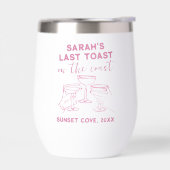 Custom Bachelorette Laatste Toast op de Kust Party (Links)