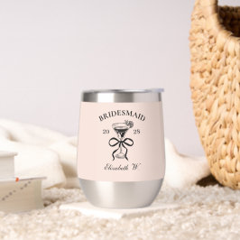 Custom Bachelorette Party Bruidsmeisje Wijn Tumble